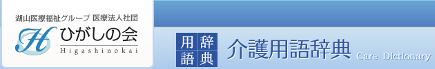 湖山医療福祉グループ 医療法人社団 ひがしの会 介護用語辞典